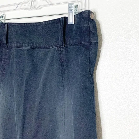 LEE JEANS Black Denim Maxi Skirt - Picture 3 of 9